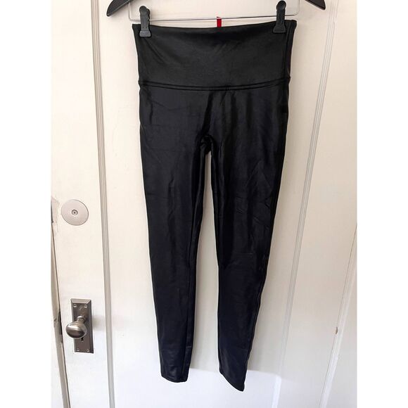 Womens Spanx The Faux Leather Leggings Size Medium - Picture 3 of 7